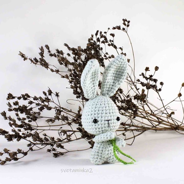 Crochet Rabbit Pattern Amigurumi Rabbit Crochet Bunny Patter | Inspire ...