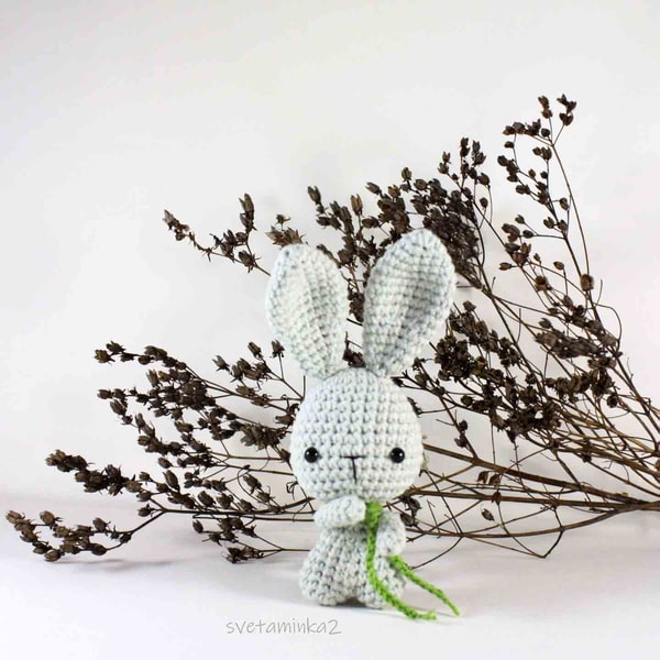 Crochet Rabbit Pattern Amigurumi Rabbit Crochet Bunny Patter | Inspire ...