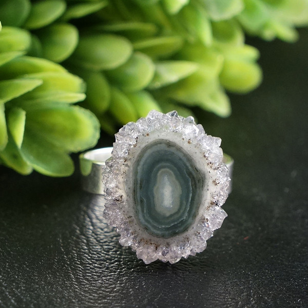 amethyst-ring-stalactite-ring-amethyst-slice-ring-gemstone-druze-geode-ring-sterling-silver-adjustable-free-size-ring-jewelry