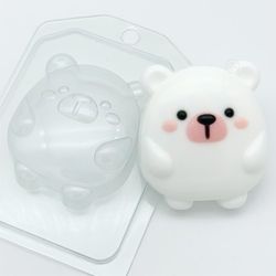 Cartoon bear 2 - plastic mold