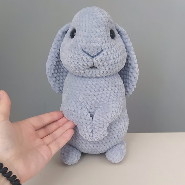 Bunny crochet pattern realistic rabbit amigurumi | Inspire Uplift