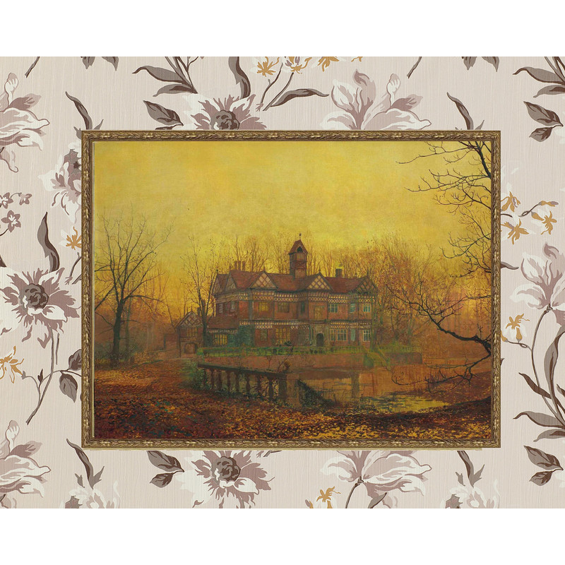 vintage old house giclee print.jpg