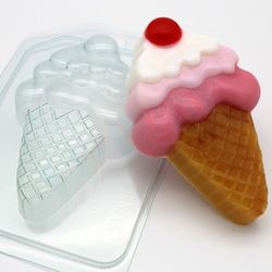 Ice cream / Cherry on top - plastic mold