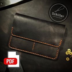 Passport case - Leather pattern - PDF Download - Leather Craft