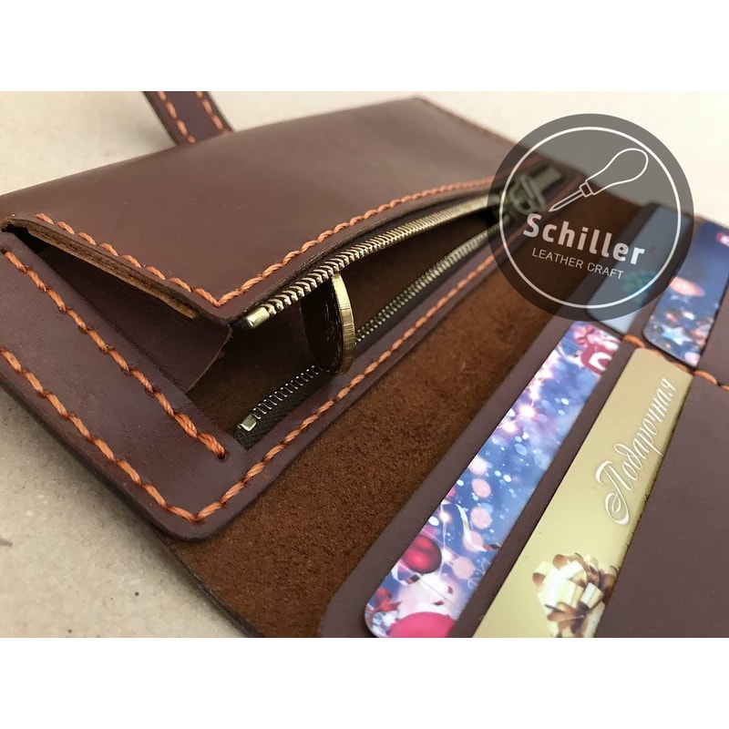 Long wallet Pattern - Leather wallet Pattern | Inspire Uplift