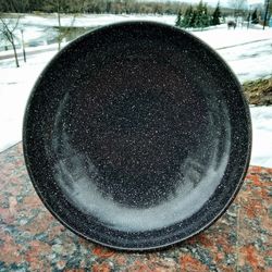 Pottery bowl 40.57 fl.oz Handmade clay Bowl in granite texture