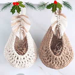 Kitchen wall hanging baskets Christmas gift 2024