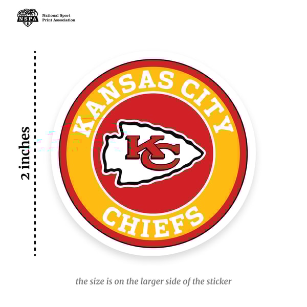 Kansas City Chiefs Window Decal Sticker | Custom Made In The USA | Fast Shipping - Foto 8