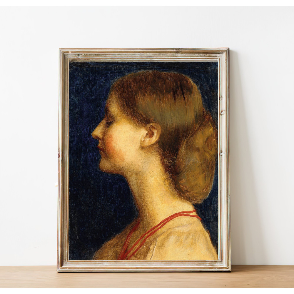 vintage woman portrait home decor.jpg