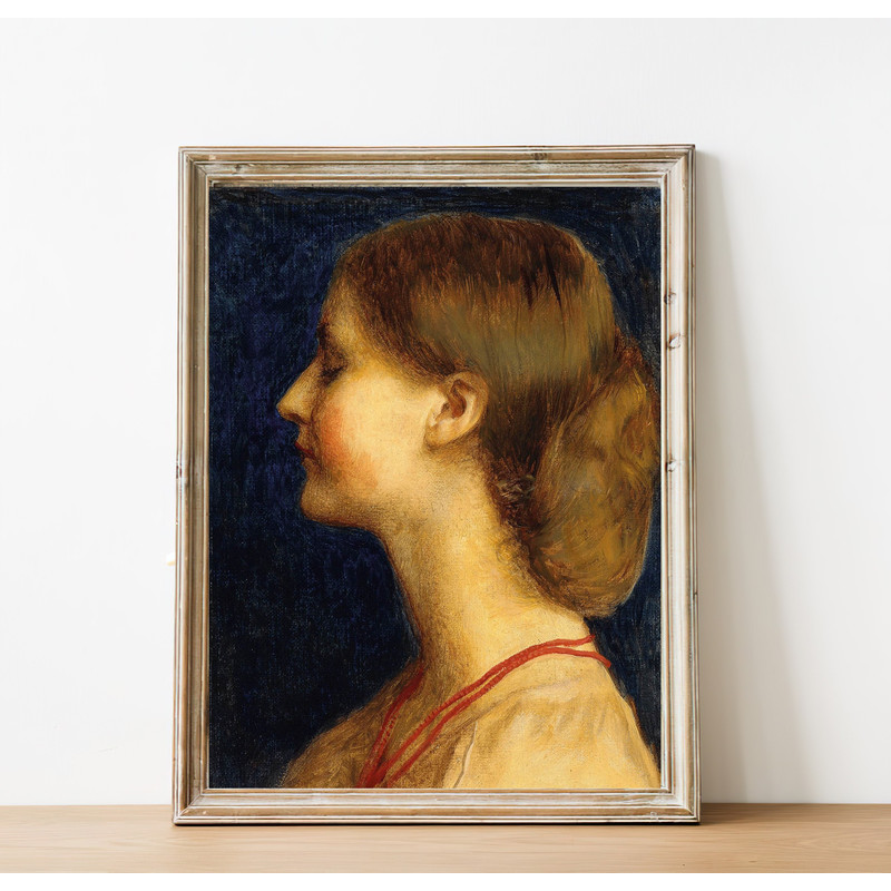 vintage woman portrait home decor.jpg