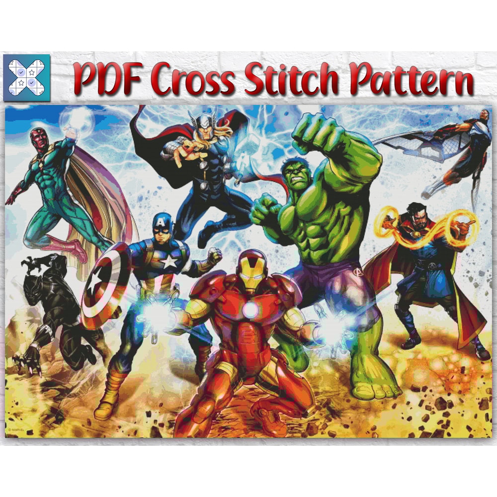avengers cross stitch
