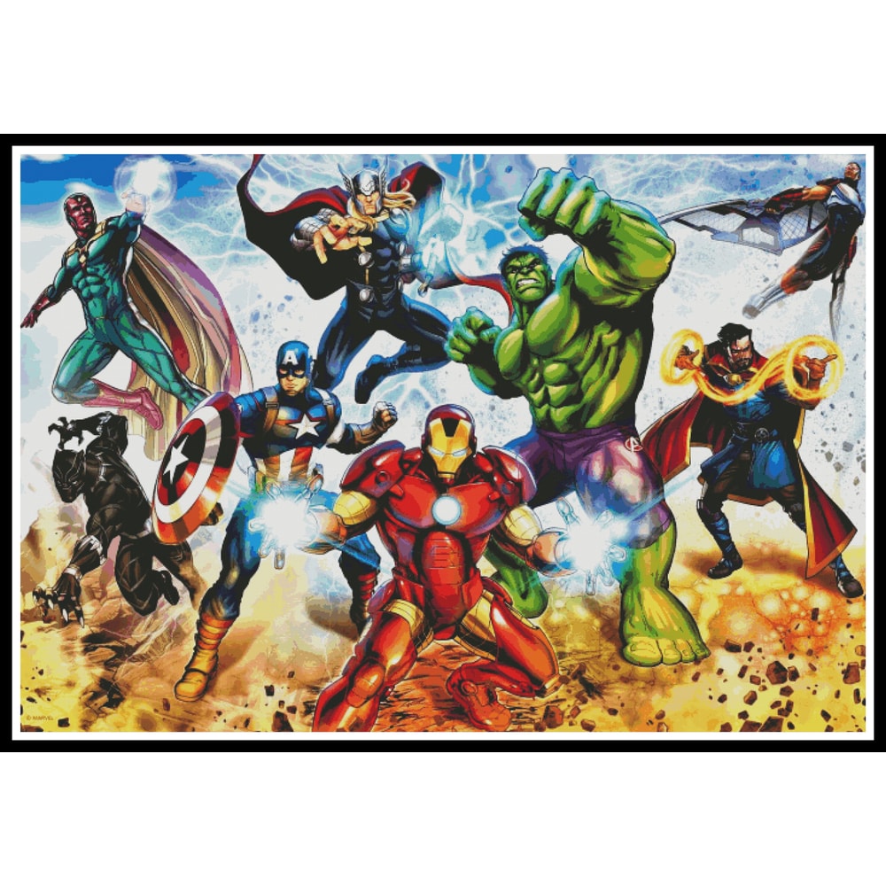 marvel cross stitch