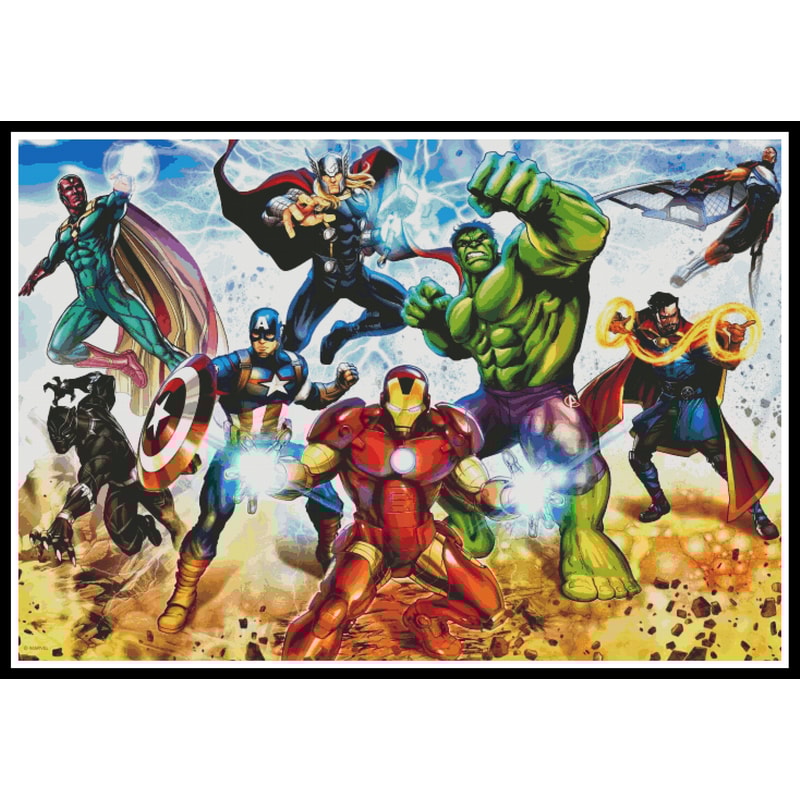 marvel cross stitch