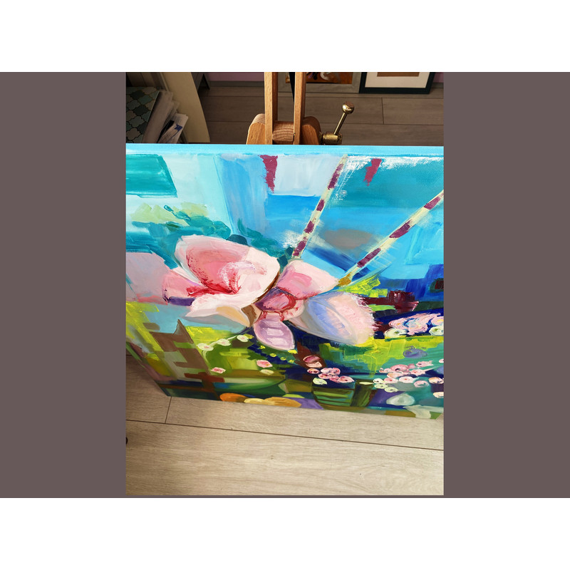 extra large oil painting floral original art flower  -5.jpg