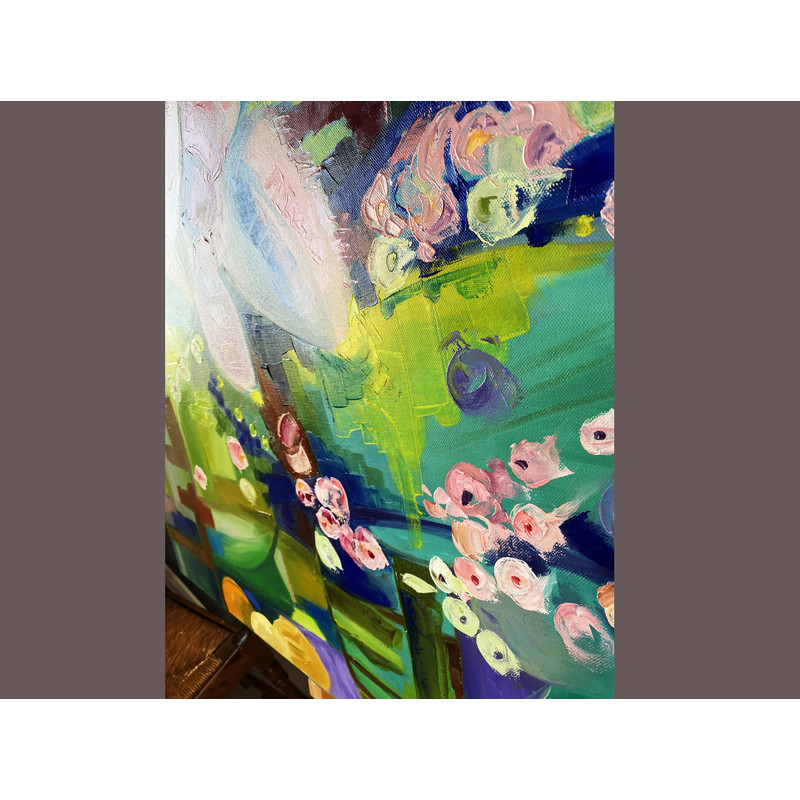 extra large oil painting floral original art flower  -7.jpg