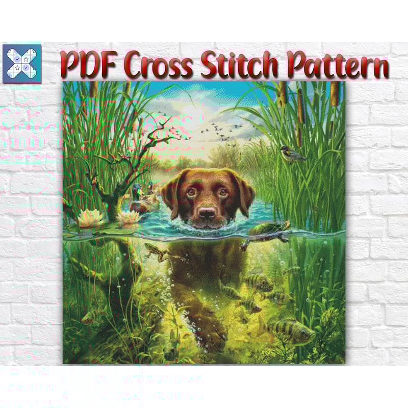 dog cross stitch
