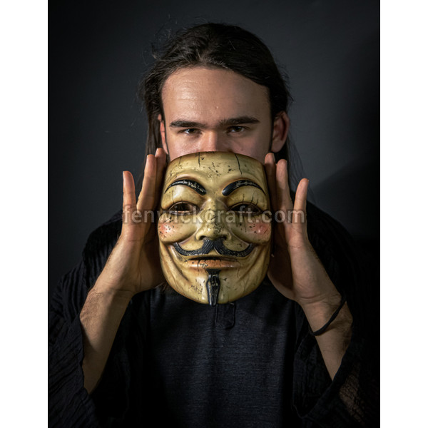 antique mask anonymous from the movie vendetta