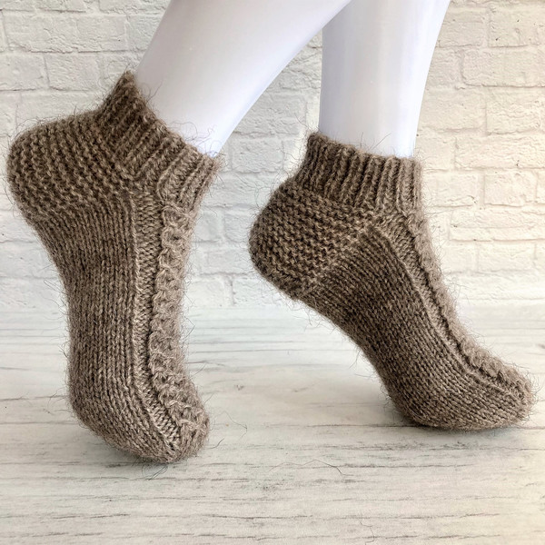 Warm Socks Winter Socks Woolen Socks Knitted Handmade Gray U - Inspire  Uplift