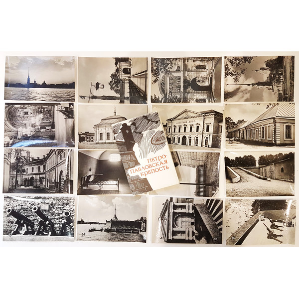 4 Vintage USSR Photominiatures PETER-PAUL'S FORTRESS 1973.jpg