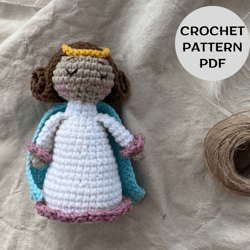 crochet doll, amigurumi angel, christmas angel decor, christmas angel doll, christmas angel toy, doll, crochet angels