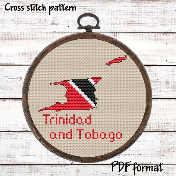 Trinidad-and-Tobago-map-cross-stitch