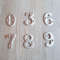 vintage digits numbers figures ussr