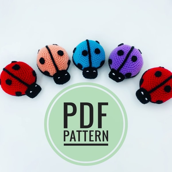 Ladybug Rattle Crochet Pattern Ladybug crochet pattern | Inspire Uplift