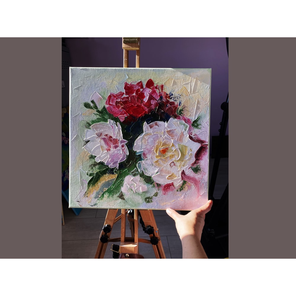 peony oil painting floral original art flower ACD.jpg
