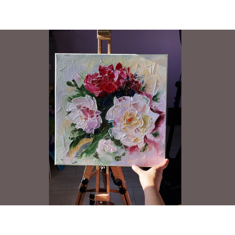 peony oil painting floral original art flower ACD.jpg