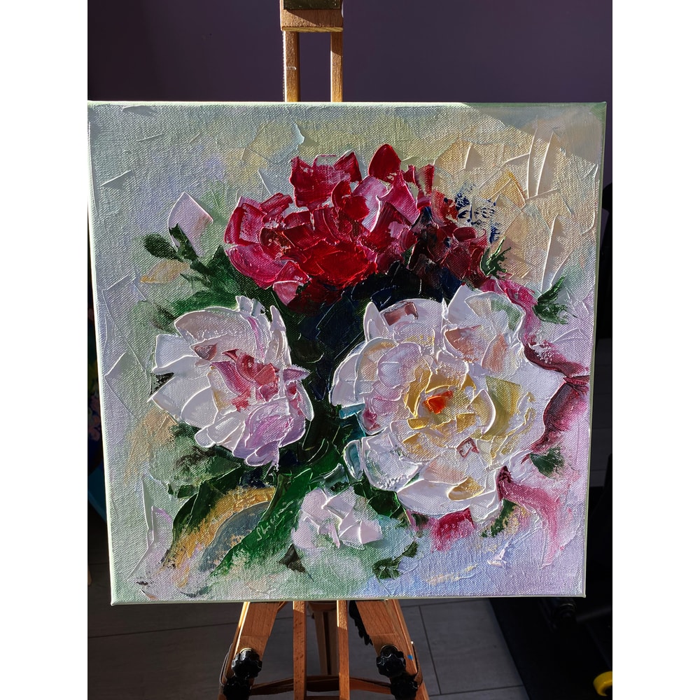 peony oil painting floral original art flower DF.jpg