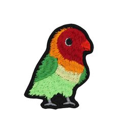 Embroidered patch | Embroidery Parrot | Parrot Embroidery Design | Instant Download | Machine embroidery | Design | File