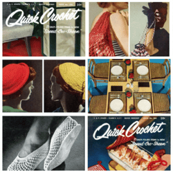 Digital | Vintage Crochet Pattern Quick | Vintage 1950s | ENGLISH PDF TEMPLATE