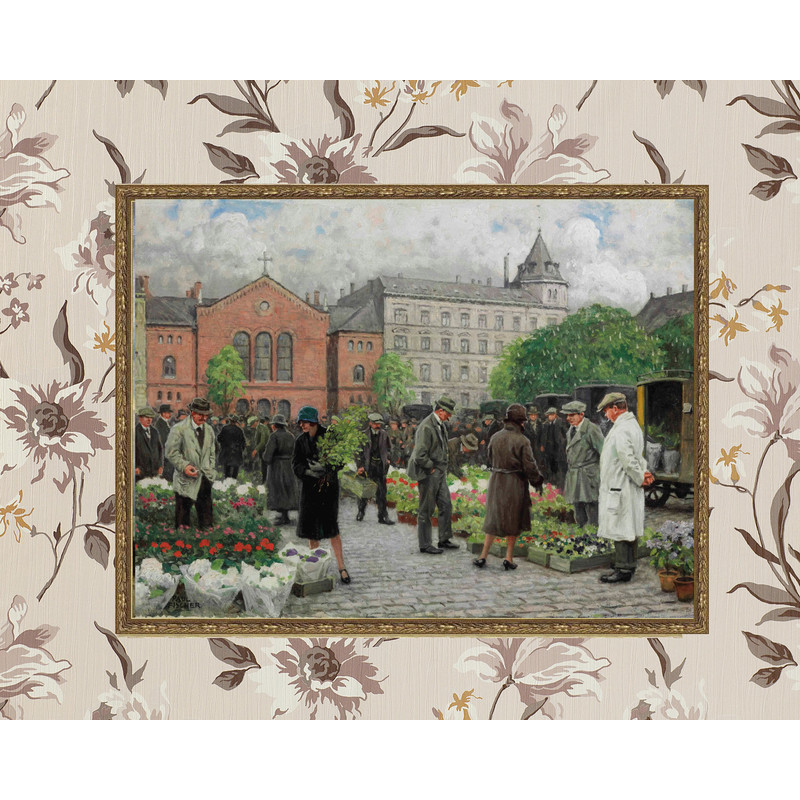 vintage flower market giclee print.jpg