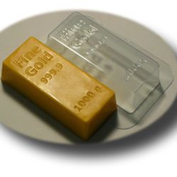 Gold bar - plastic mold
