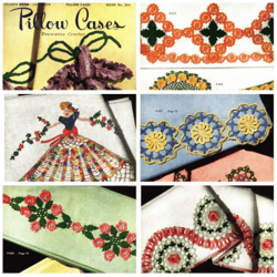 Digital | Vintage Crochet Pattern Pillow Cases | Vintage 1950s | ENGLISH PDF TEMPLATE