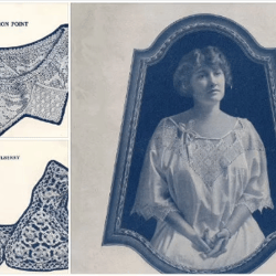 Digital | Vintage Crochet Pattern Yokes | Vintage 1920s | ENGLISH PDF TEMPLATE