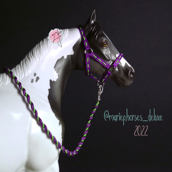 4-Breyer-horse-tack-Hand-Embroidered-accessories-lsq-halter-and-lead-rope-set-custom-accessories-peter-stone-artist-resin-traditional-MariePHorses-Marie-P-Horse