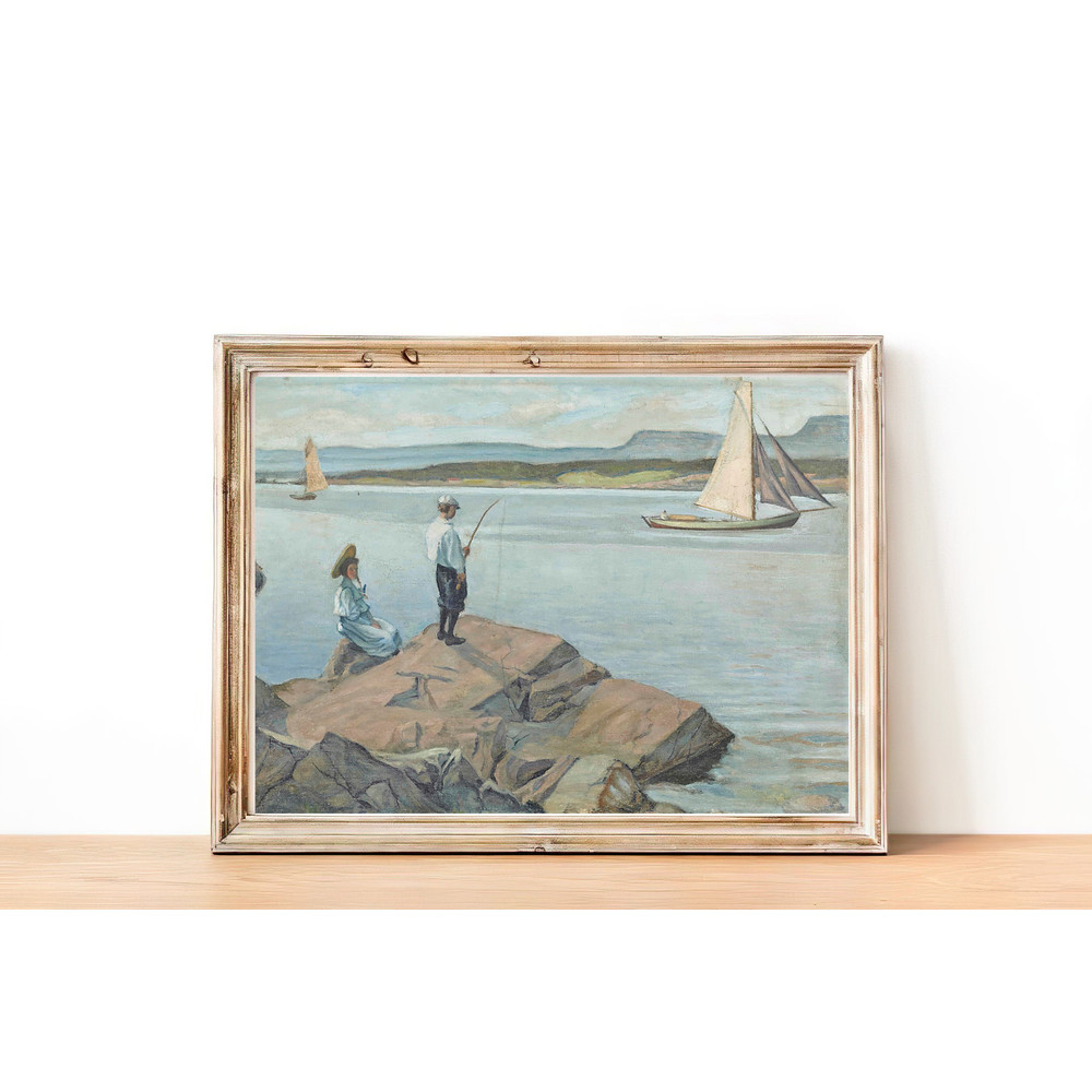 vintage fishing home decor.jpg