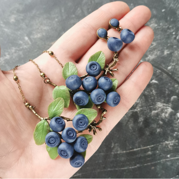 jewelry-with-blueberries-and-leaves-polymer-clay-on-branch.jpg