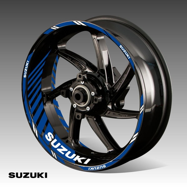 Suzuki Rim Sticker Suzuki wheel decals rim stickers for Suzuki motorcycle strip - Inspire ...