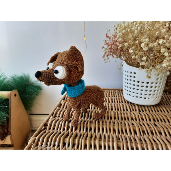 Stuffed mini terier dog toy gift decor  (10).jpg