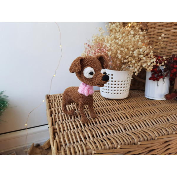 Stuffed mini terier dog toy gift decor  (19).jpg