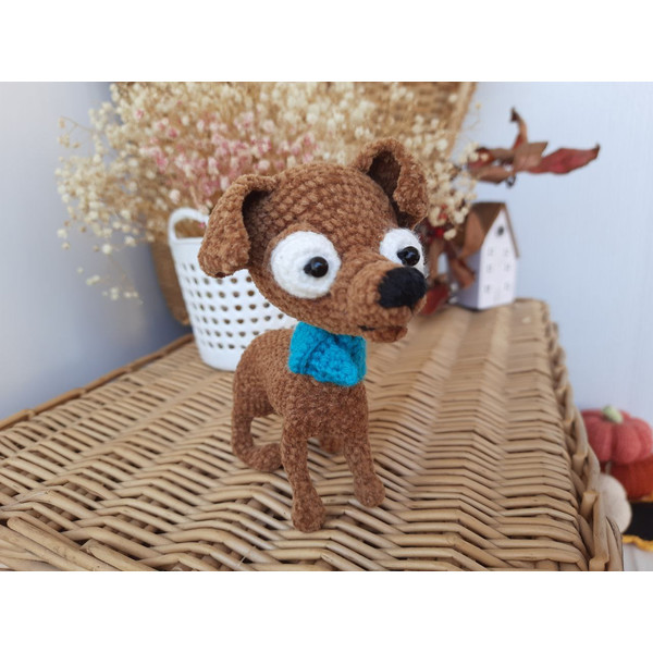 Stuffed mini terier dog toy gift decor  (5).jpg