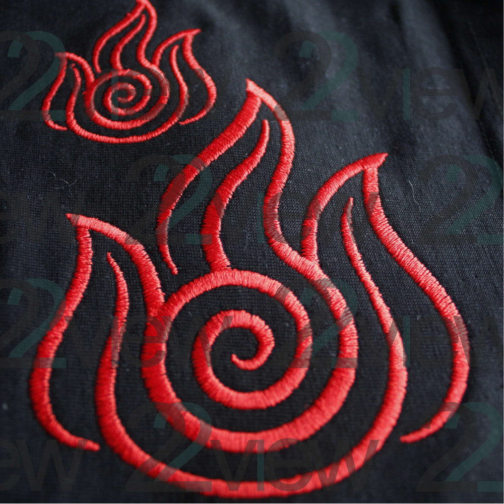 avatar last airbender machine embroidery design anime cartoon aang