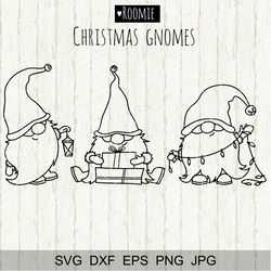 christmas gnomes svg cut files, christmas shirt design, scandinavian new year winter elf vector clipart, christmas card