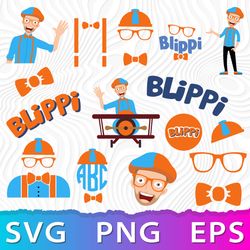 Blippi SVG, Blippi Clipart, Blippi PNG Images, Blippi SVG For Cricut, Blippi Transparent Background