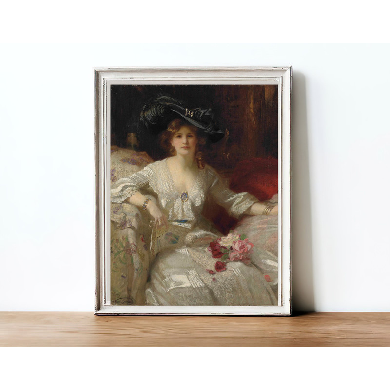 vintage voman wall art print.jpg