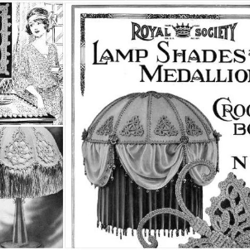 Digital | Vintage Crochet Pattern Royal Society Crochet Book 21 Lamp Shades | Vintage 1920s | ENGLISH PDF TEMPLATE