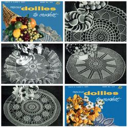 Digital | Vintage Crochet Pattern Priscilla Doilies | Vintage 1950s | ENGLISH PDF TEMPLATE