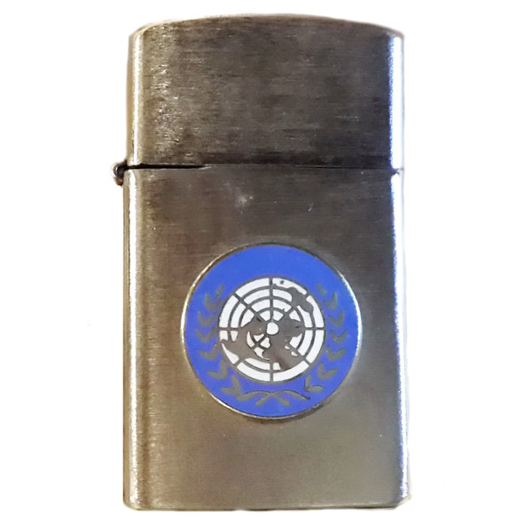 11 Vintage United Nations Lighter enamel UN logo 1980s.jpg